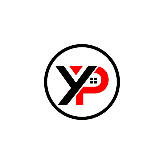 Plik wektorowy logo domu yp