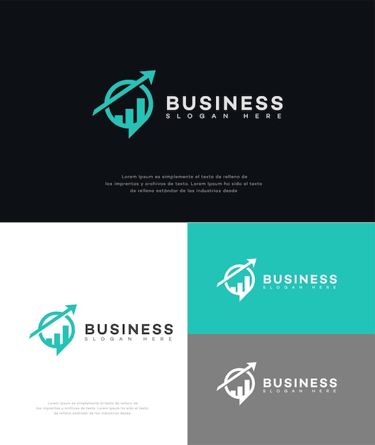 Plik wektorowy logo doradztwa biznesowego identity sign symbol template