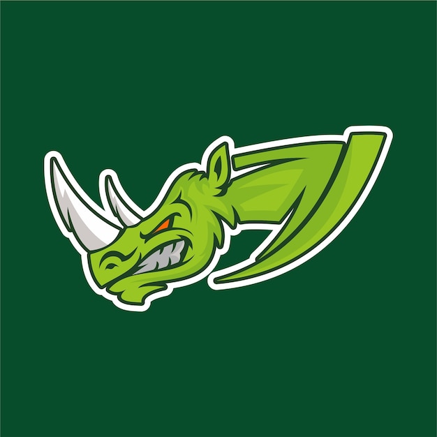 Logo Dragon Illustration Logo Dla Zespołu Sportowego Esport