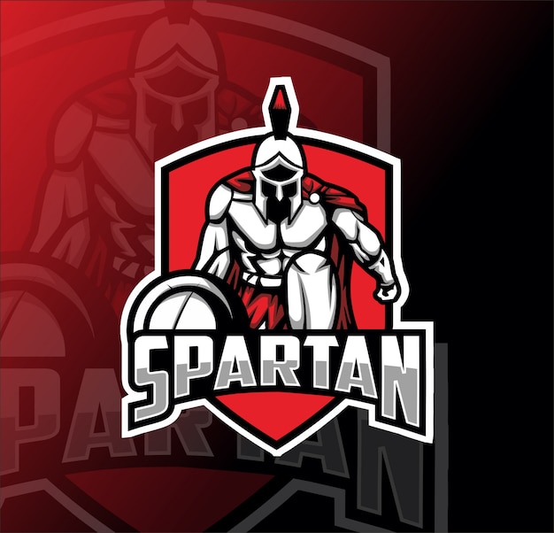 Logo E-sportowe Maskotka Spartan