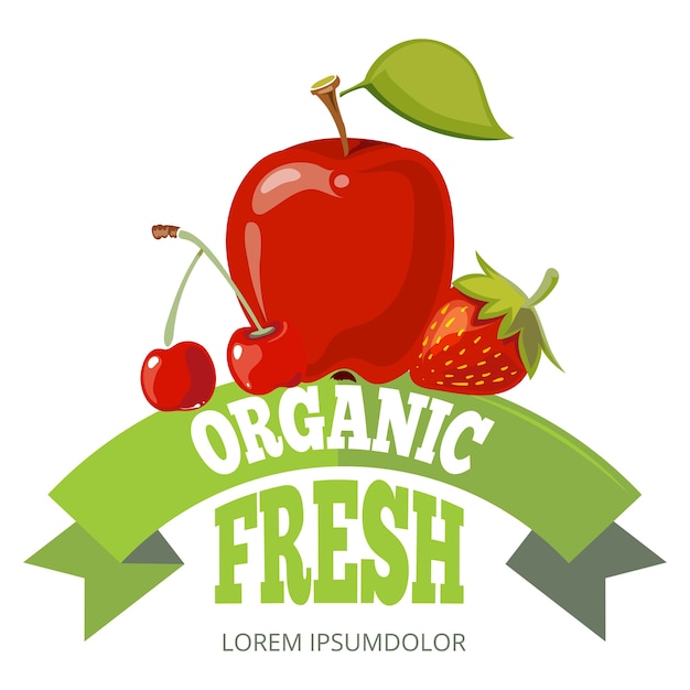 Logo Ekologicznych świeżych Owoców,