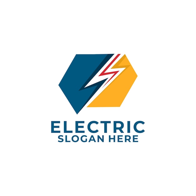 Logo Electric Bolt Energy Company Thunder Electric Lightning Bolt Logo