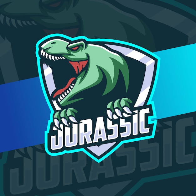 Logo Esx Maskotka Jurajska Maskotka Trex