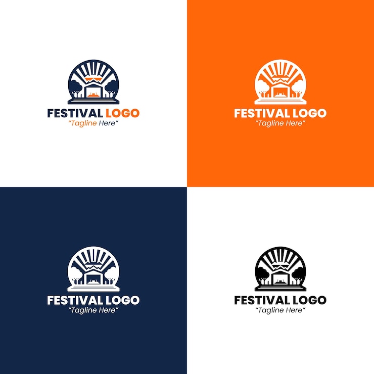 Wektor logo festiwalu