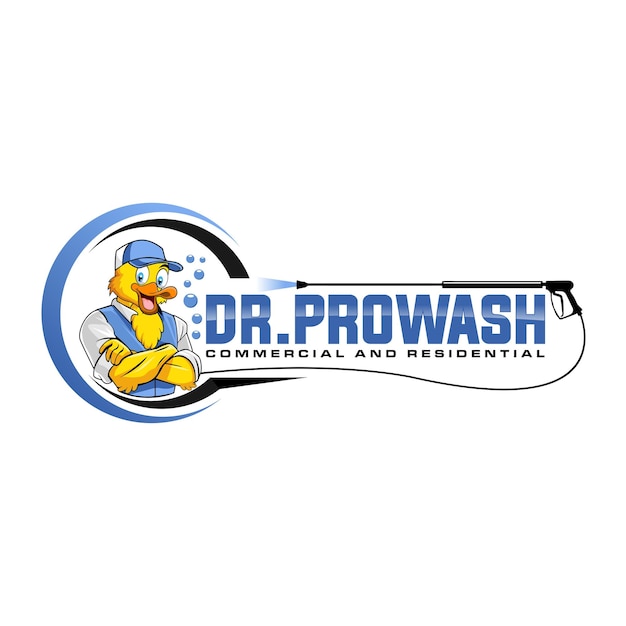 Logo Firmy Dr Pro Wash Do Zastosowań Komercyjnych I Mieszkaniowych