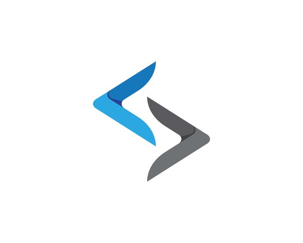Plik wektorowy logo firmy korporacyjnej litery s