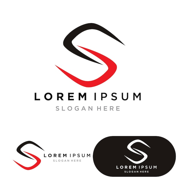 Logo firmy korporacyjnej litery S