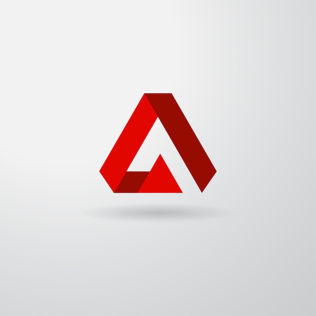 logo firmy o kształcie trójkąta