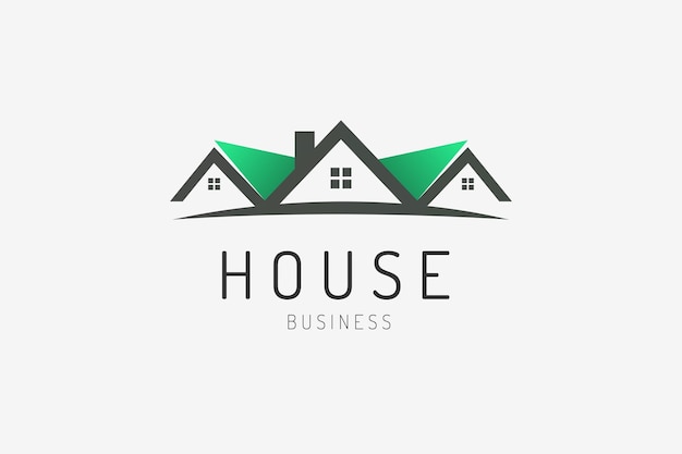 Plik wektorowy logo firmy vector house