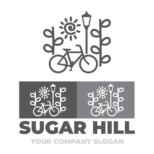 Plik wektorowy logo firmy z napisem sugar hill.
