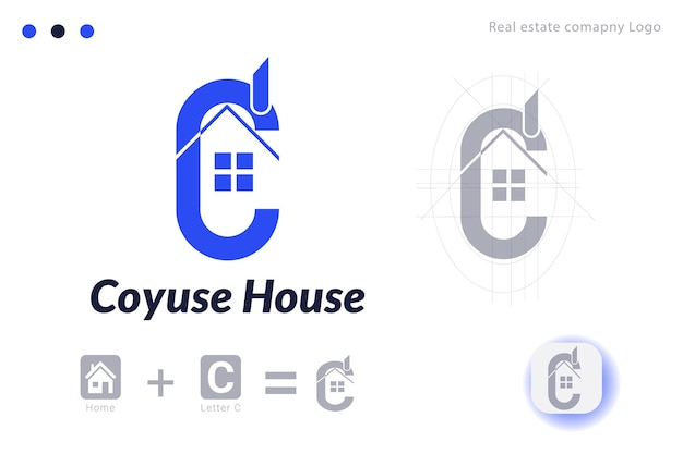 Logo firmy zajmującej się nieruchomościami o nazwie Corollary House