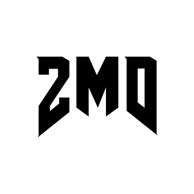 Logo firmy ZMD (z ang. ZMD Letter Logo Design) to czarno-białe logo, wektorowe logo ZMD, ikona ZMD, alfabet ZMD, typografia, logo ZMD.