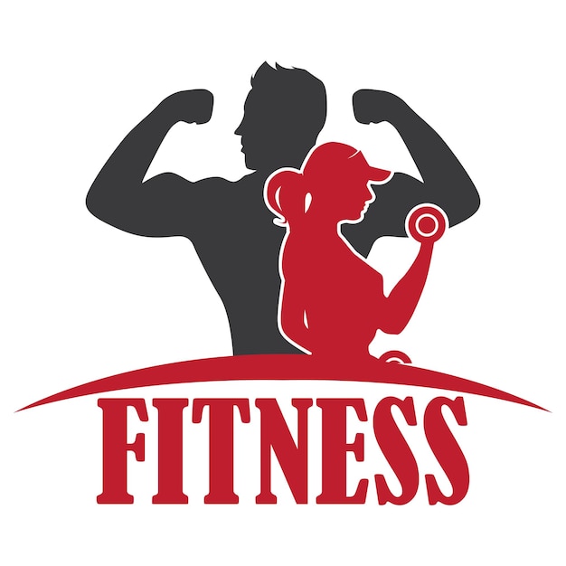 Logo Fitness Wektorowego