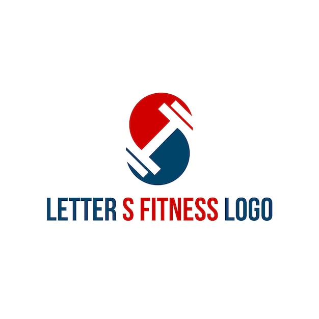 Logo Fitness Z Hantlami Litery S