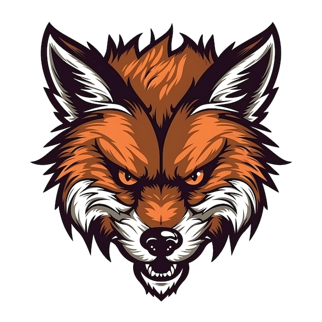 Plik wektorowy logo fox esport