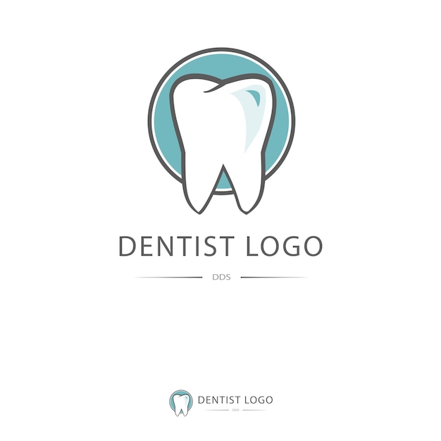 Plik wektorowy logo free vector dentist tooth rund