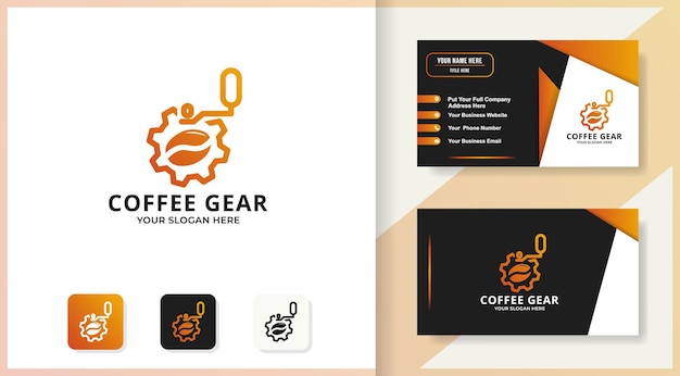 Logo Gear Coffee I Projekt Wizytówki