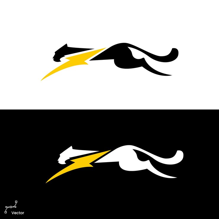 Wektor logo gepardy