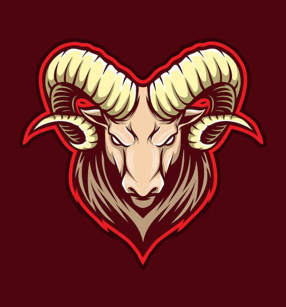 Logo głowy kozła