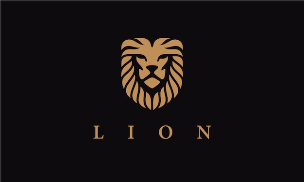 Logo głowy lwa