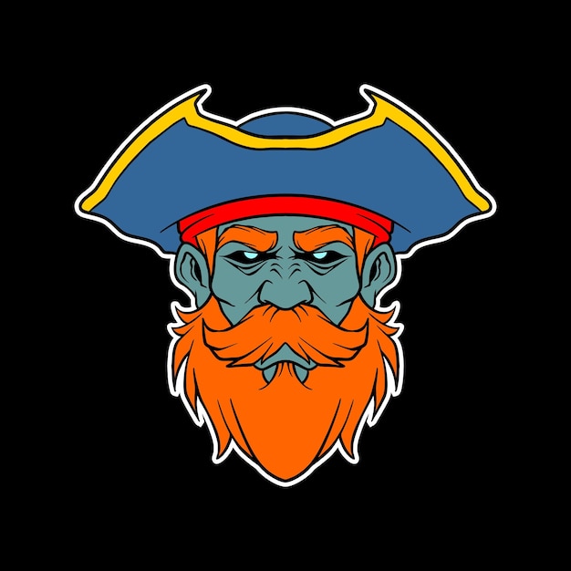 Logo Głowy Pirata