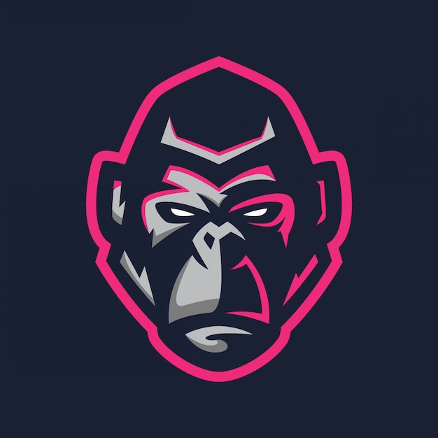 Plik wektorowy logo gorilla sport