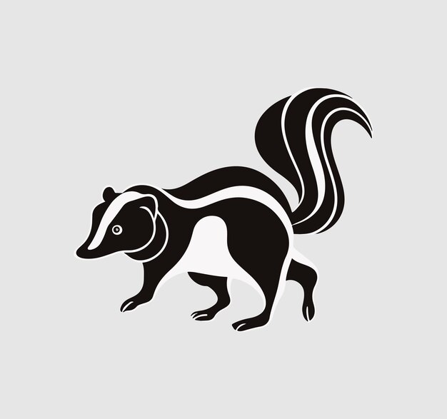 Logo gradientu artystycznego linii wektorowej króliki