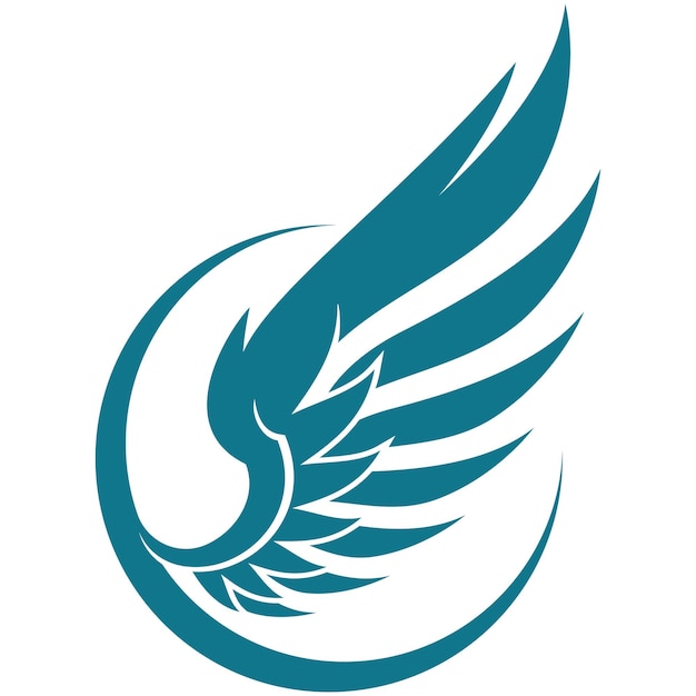 Logo Ilustracja Skrzydła Ptaka