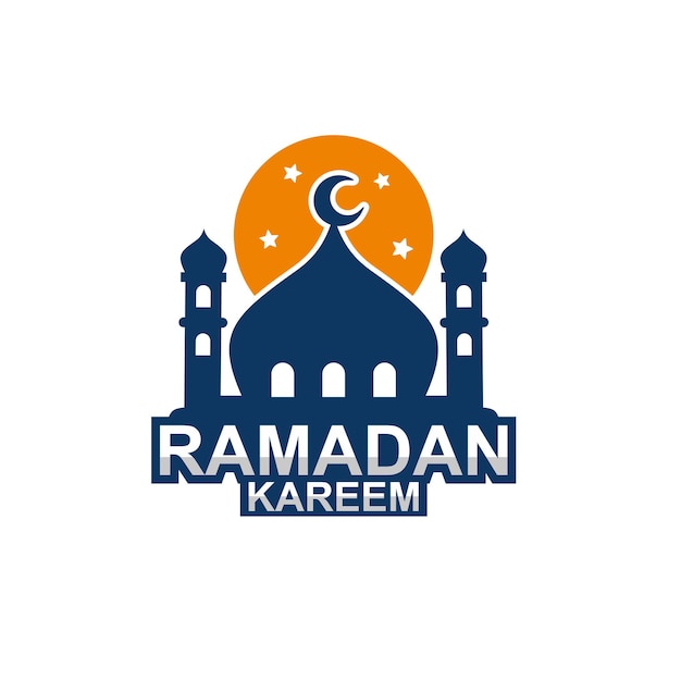 Plik wektorowy logo islamskiego ramadanu kareem