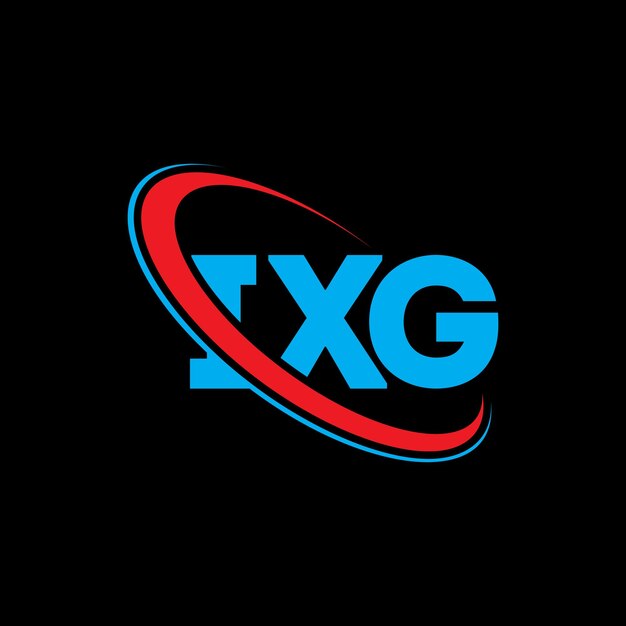 Logo Ixg Logo Ixg Litery Ixg Inicjały Ixg Logo Powiązane Z Okręgiem I Dużymi Literami Monogram Logo Ixg Typografia Dla Firmy Technologicznej I Marki Nieruchomości