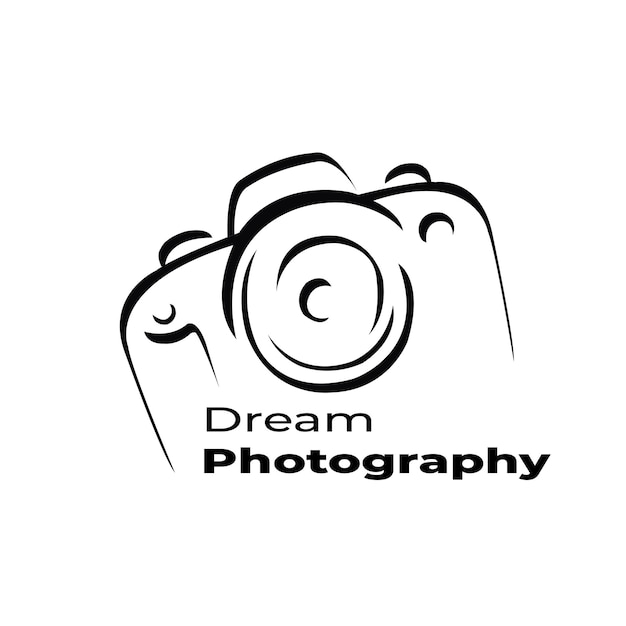 Logo Kamery Ikona Kamery Ilustracja Wektorowa Obiektywy I Zestaw Fotograficzny Logo Fotograficzne