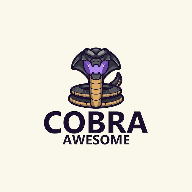 Plik wektorowy logo kobra