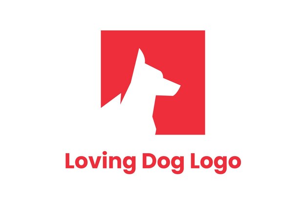 Logo kochającego psa