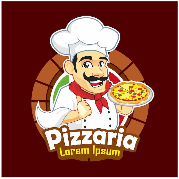 Logo Kreskówka Pizzaria