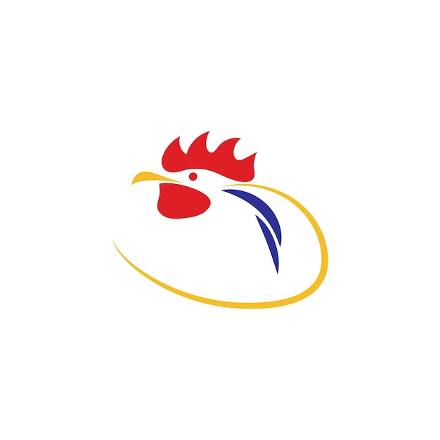 Logo Kurczaka I Szablon Wektora