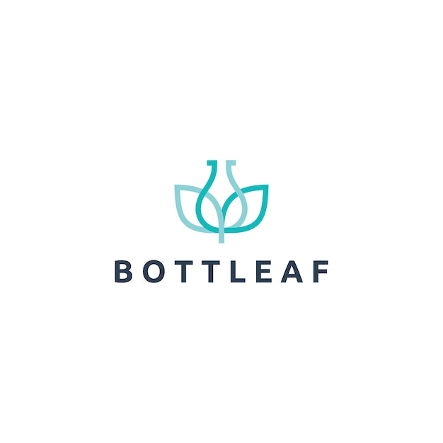 Logo Leaf Butelki