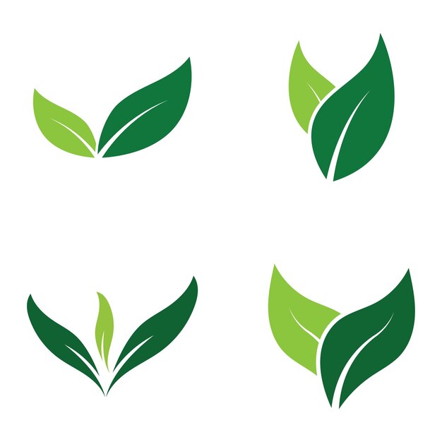 Logo Leaf Obrazy projekt szablonu Ikona