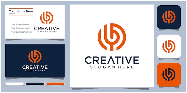 Logo Line Initial Letter Blogo Design Template Technologia B Logo Nowoczesne Inspiracje Do Projektowania Logo