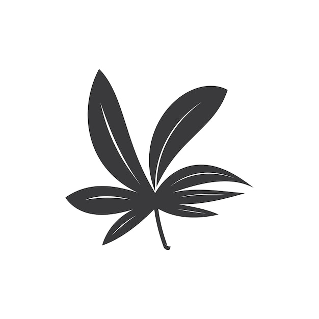 Logo liści konopi indyjskich