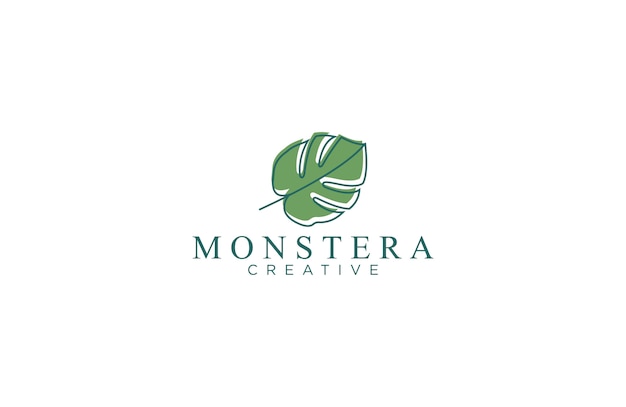 Logo Liścia Monstera