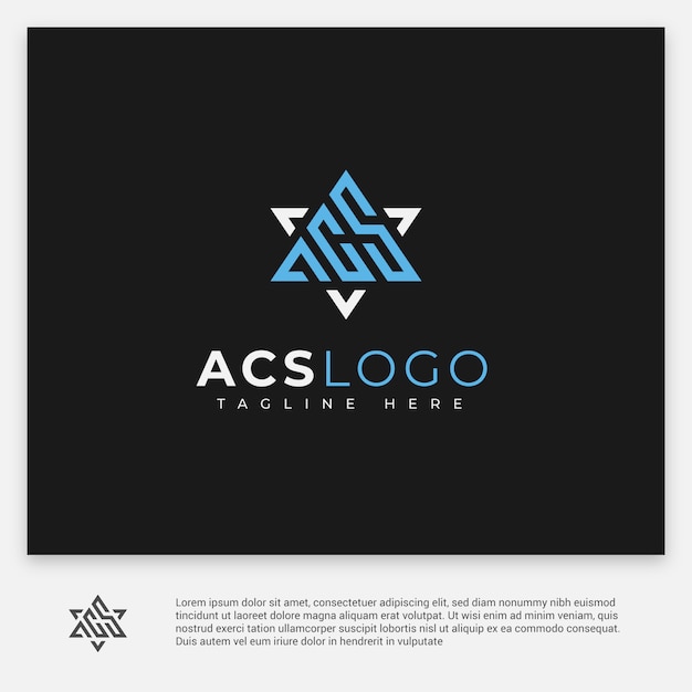 Logo Liter Acs Na Czarnym Tle