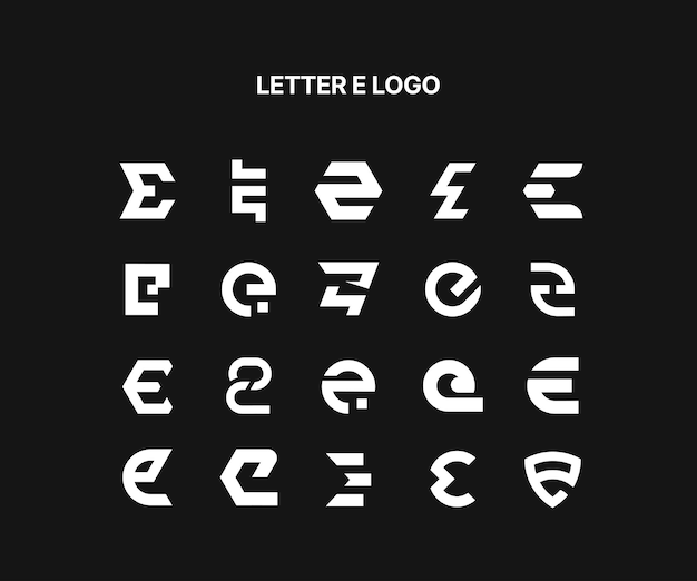 Logo litera E