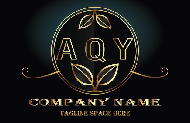Plik wektorowy logo litery aqy