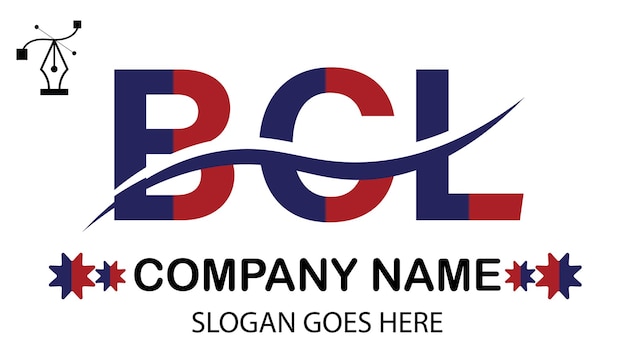 Plik wektorowy logo litery bcl