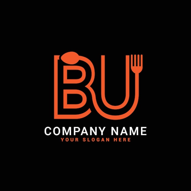 Logo Litery Bu Ub Foodrestaurantsspoon