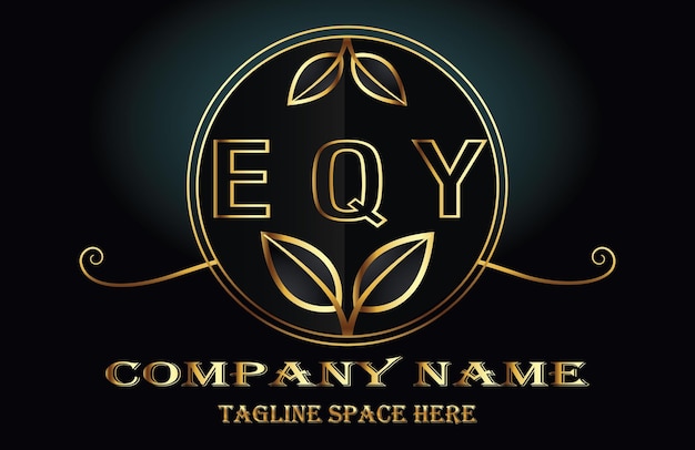 Plik wektorowy logo litery eqy