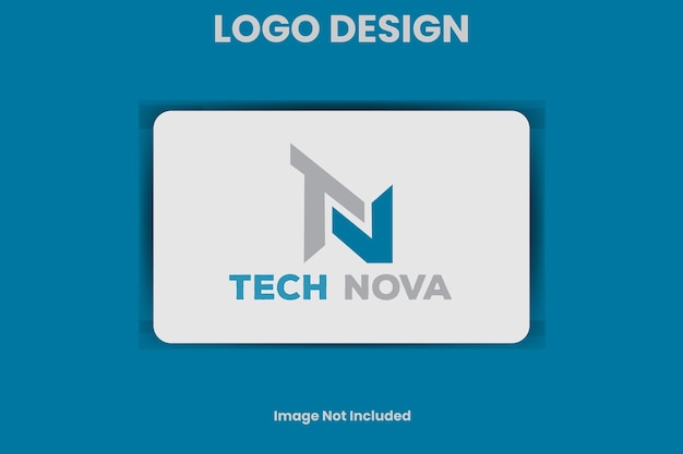 Plik wektorowy logo litery tech nova