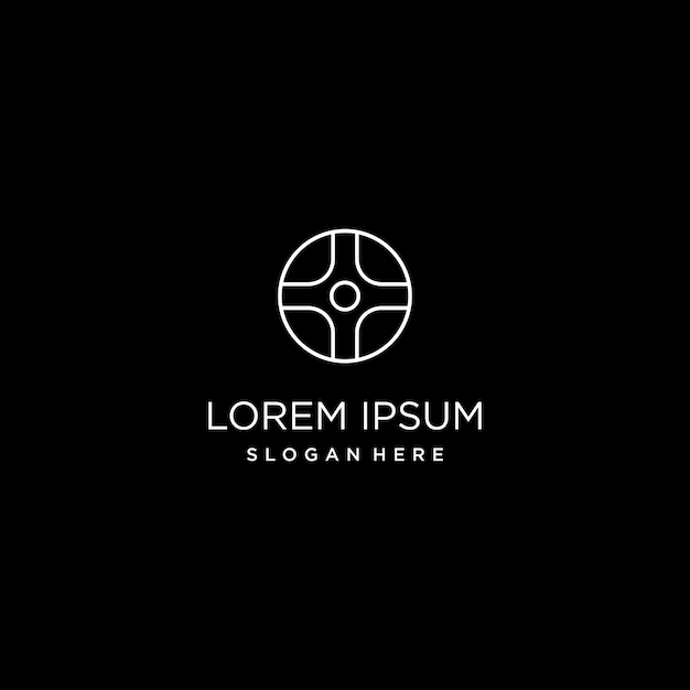 Logo Lorem Ipsum Projekt Szablonu Sztuki