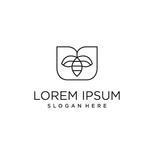 Logo Lorem Ipsum Szablon Sztuki Projektowania Tutaj