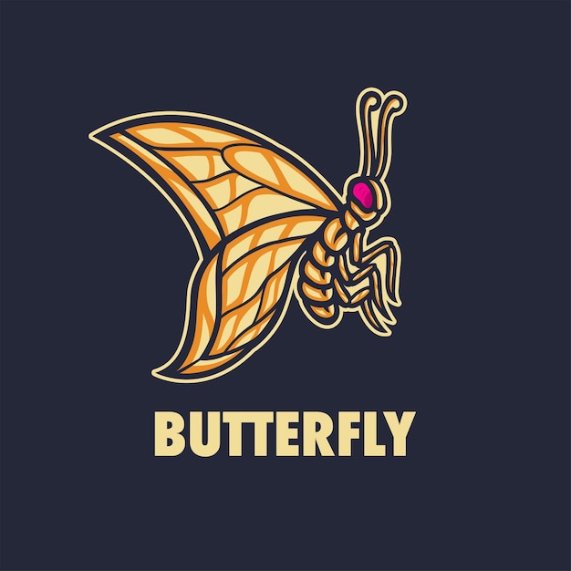 Logo Maskotka Motyl